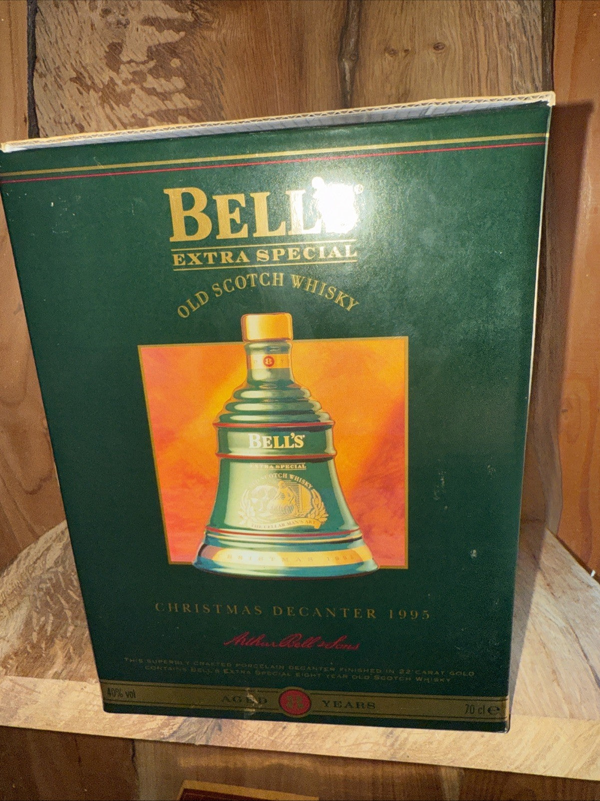 Bells Whisky Decanter christmas 1995 Full boxed mint condition