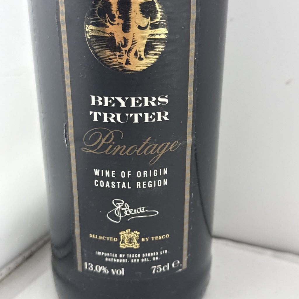 Beyers Truter Pinotage 75cl South African Red Wine Tesco Import 2000