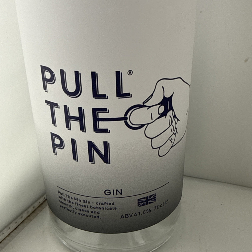 Pull The Pin Gin 70cl 41.5% ABV British Craft Gin