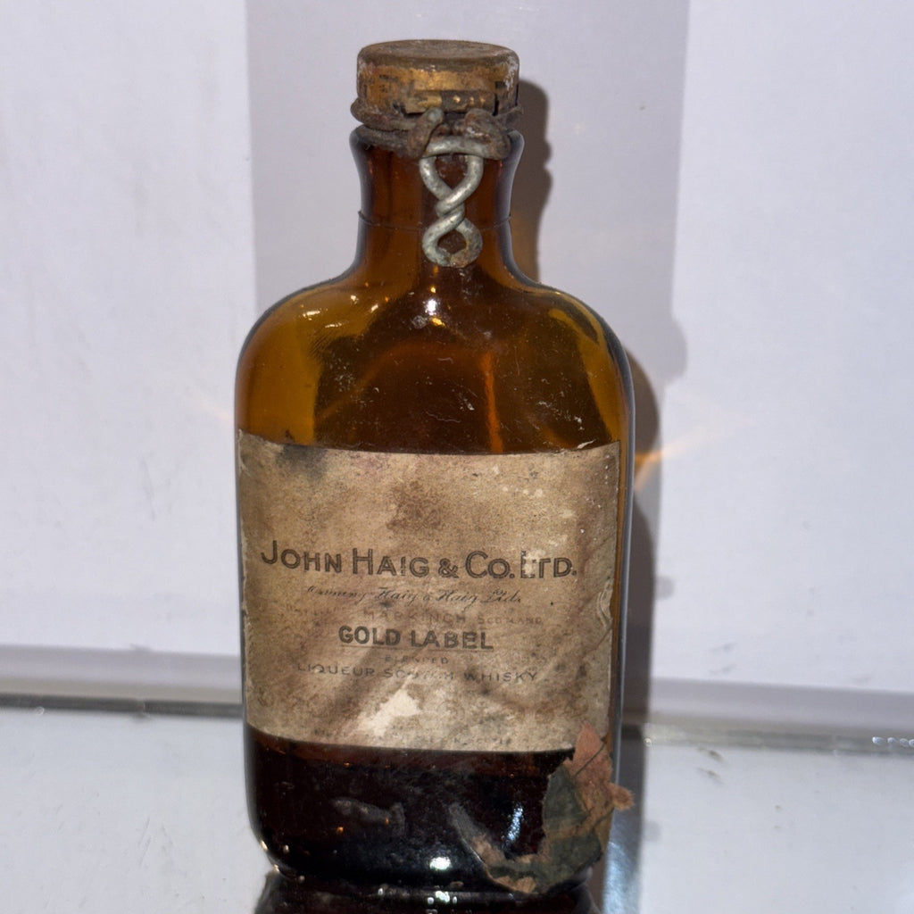 John Haig Gold Label Miniature Scotch ( Low Level...but Dated To 1950s)
