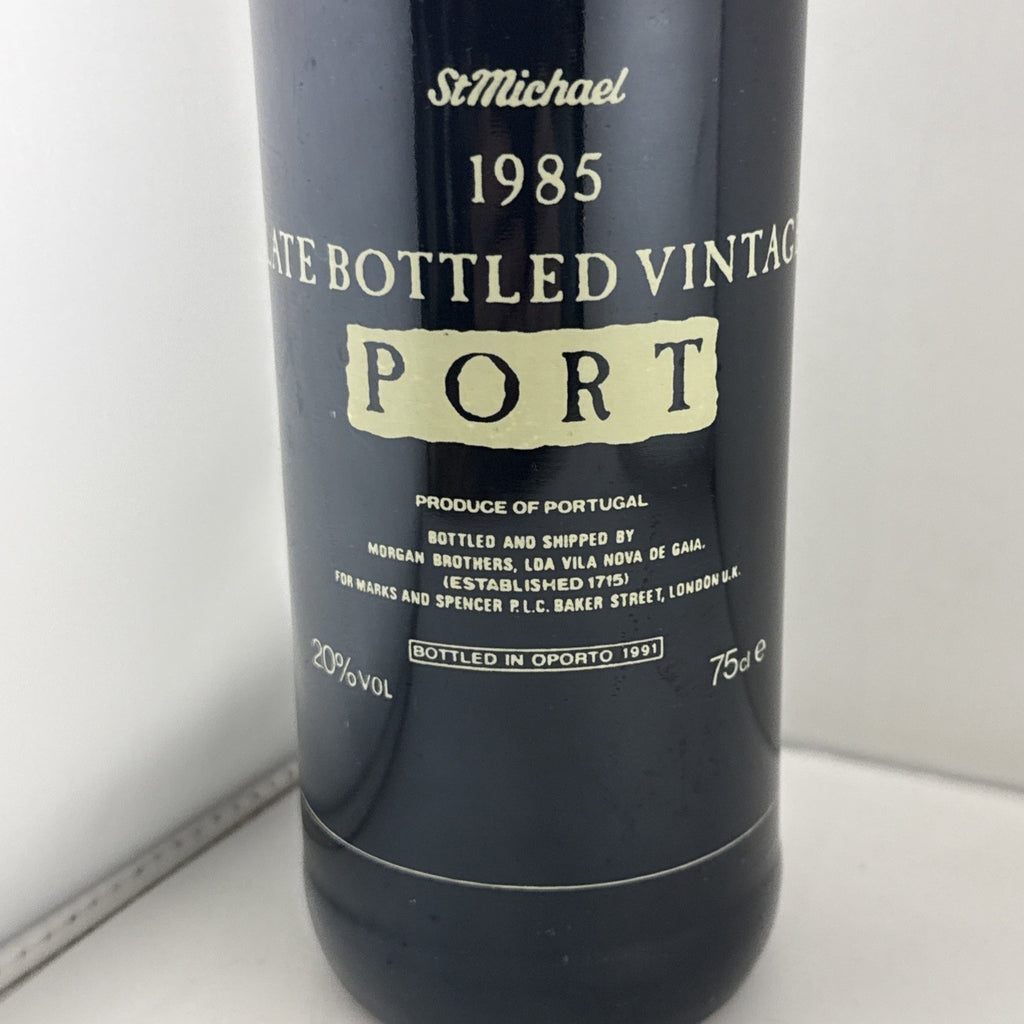 St Michael 1985 Late Bottled Vintage Port Morgan Bros M&S 75cl