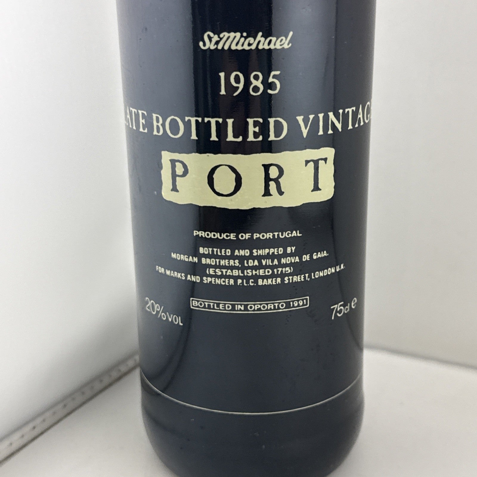 St Michael 1985 Late Bottled Vintage Port Morgan Bros M&S 75cl
