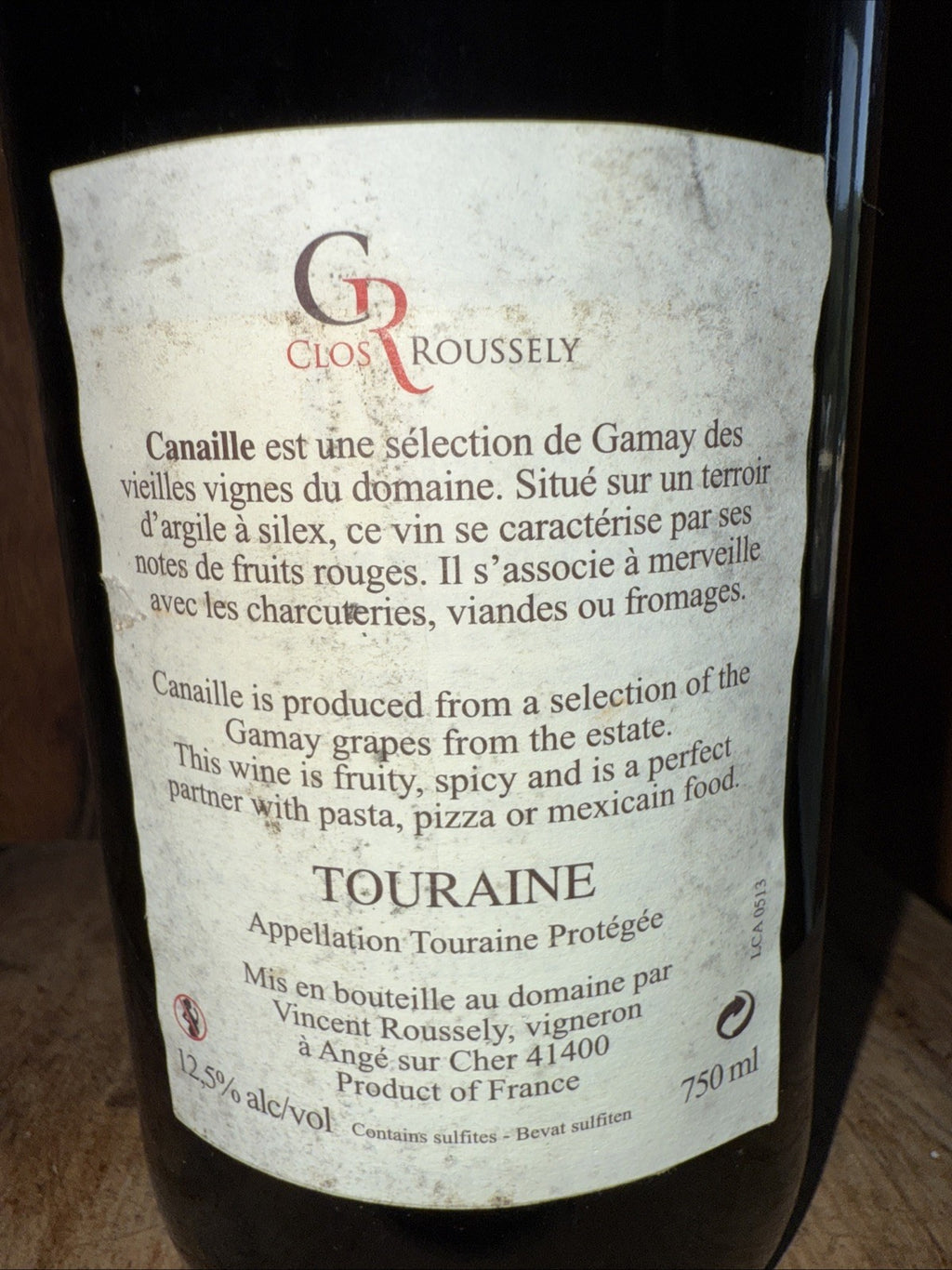 Clos Roussely Canaille 2013