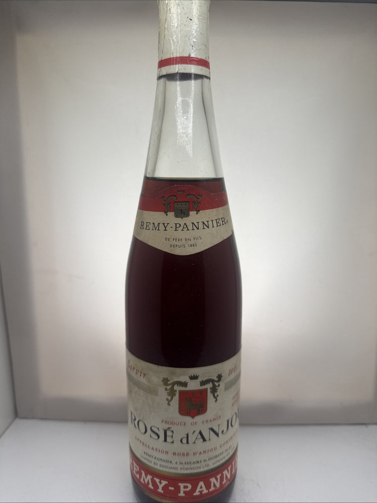 Rémy-Pannier Rosé d'Anjou — Vintage Bottle 1970s Display Only !