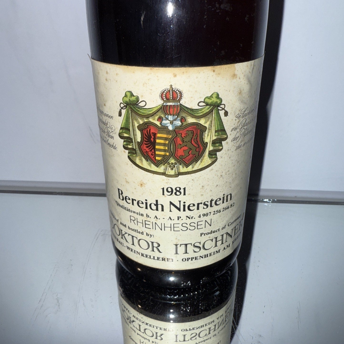 1984 Doktor Itschner Bereich Nierstein Qualitätswein White German