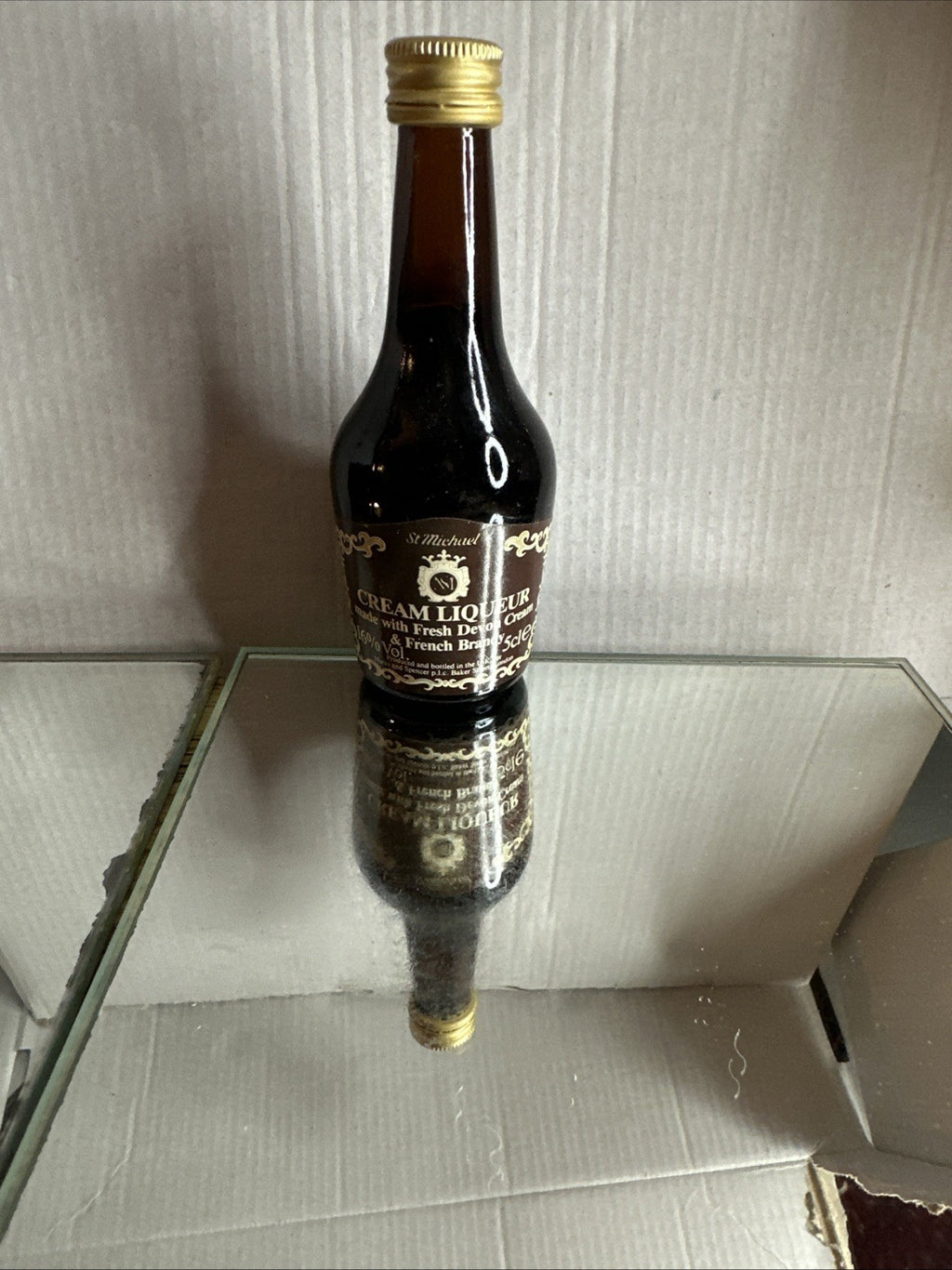 St Michael Cream Liqueur Miniature Full