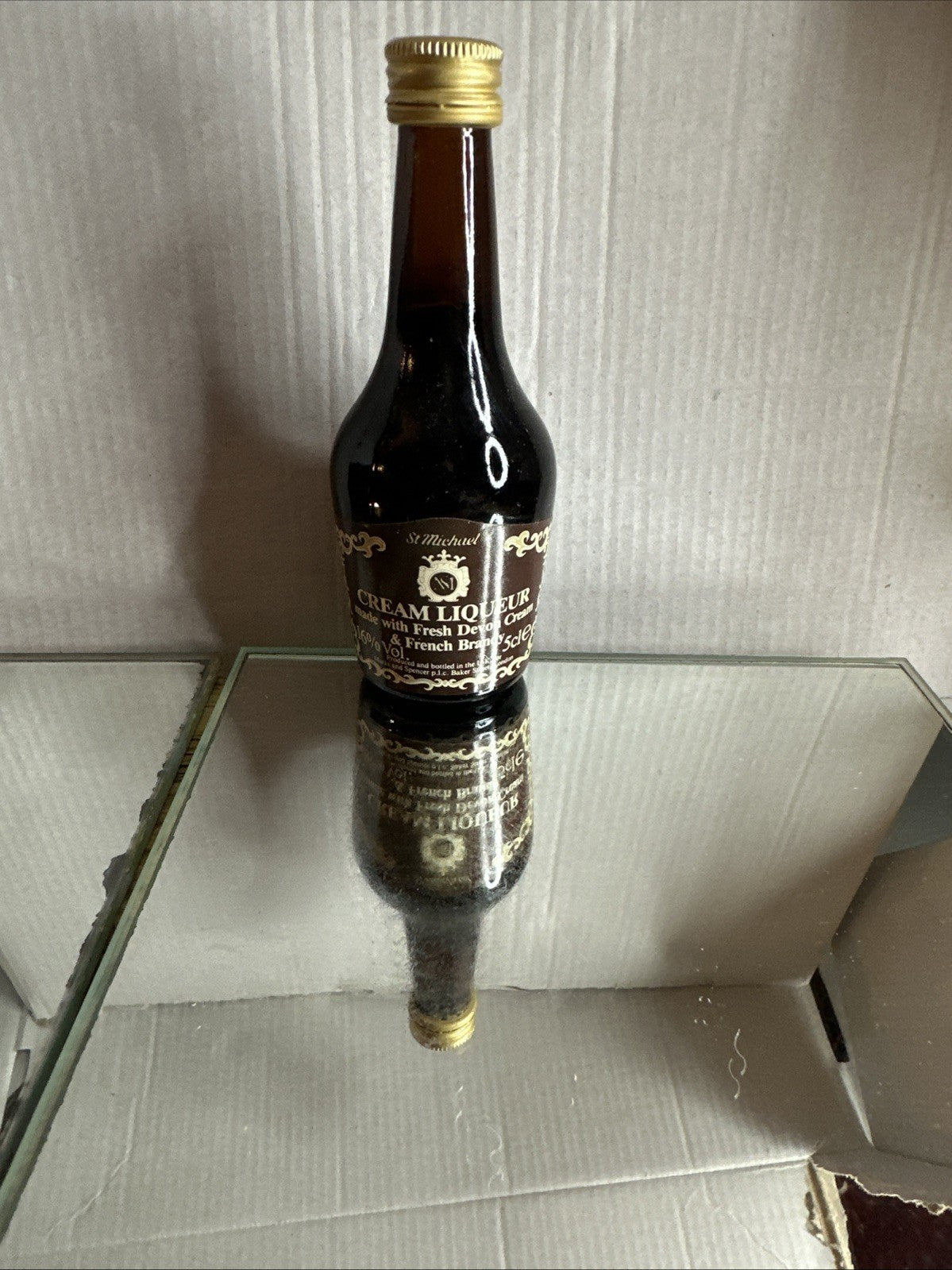 St Michael Cream Liqueur Miniature Full
