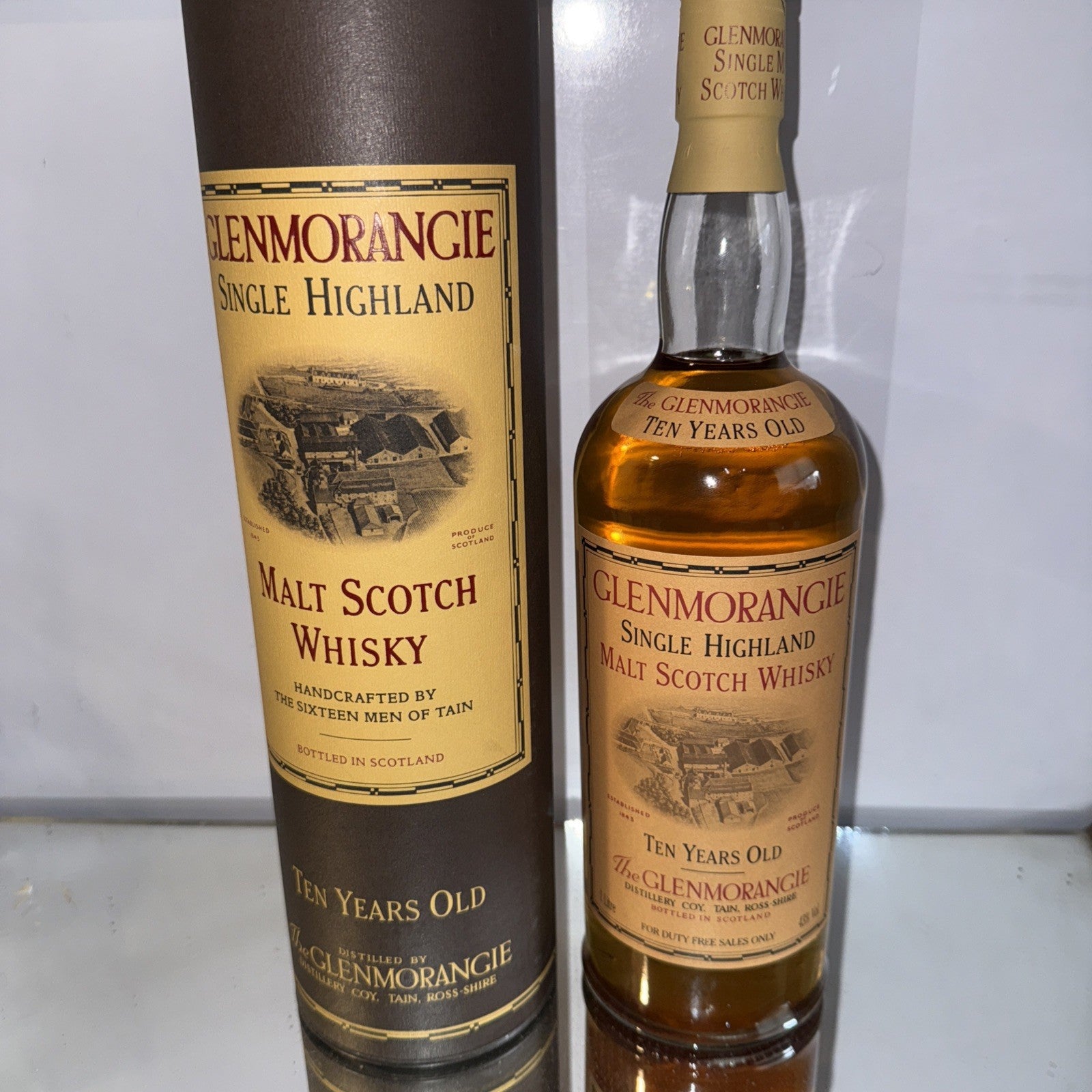 Glenmorangie 1L Bottle of 10 year old single  malt Bottled 1990s