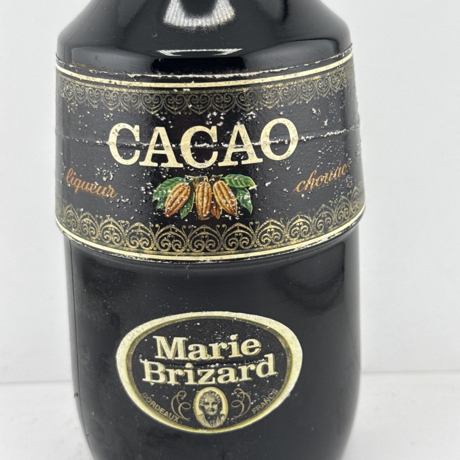 Marie Brizard Cacao Liqueur 44 Proof 24 fl oz 1970s
