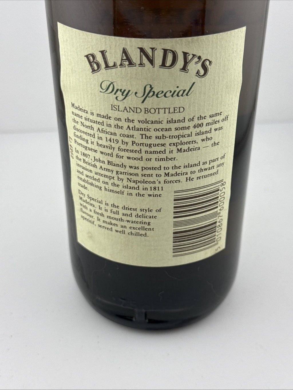 Blandy’s Duke of Sussex – Dry Special Madeira Late 90s Bottled
