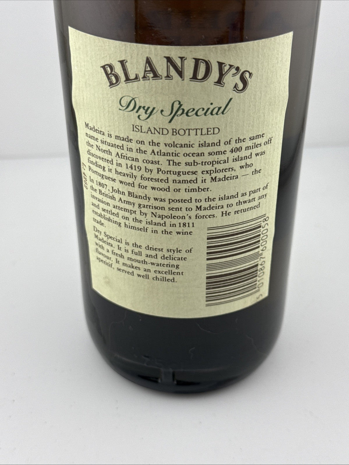 Blandy’s Duke of Sussex – Dry Special Madeira Late 90s Bottled