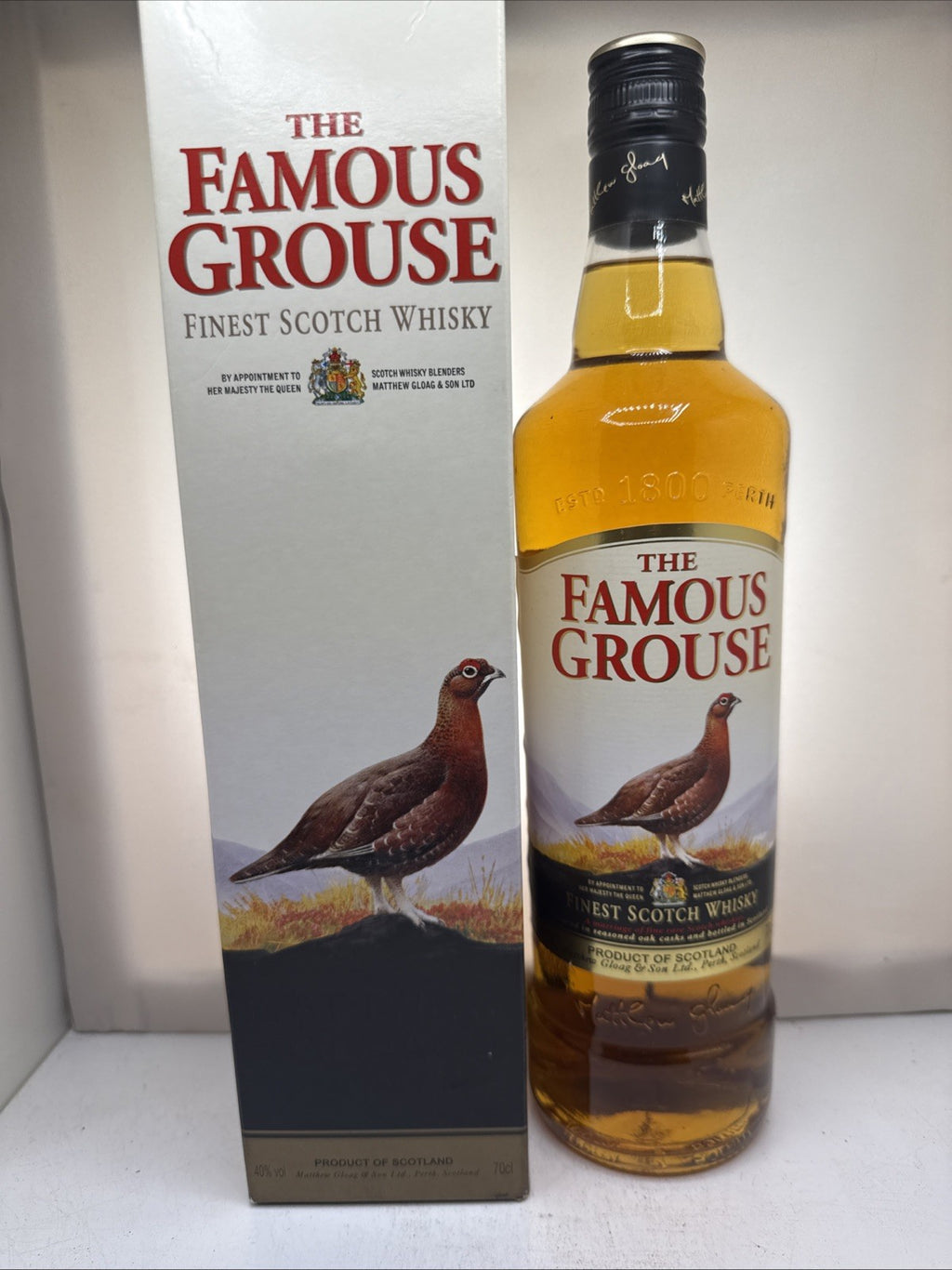 🥃 The Famous Grouse — Finest Scotch — 70cl · 40% — 2000s
