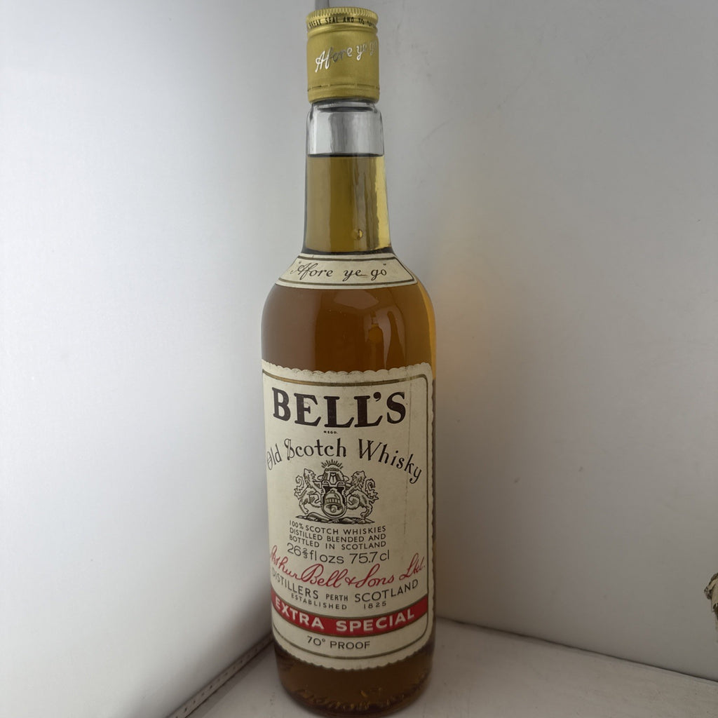 SALE Vintage 1970s Bell’s Extra Special Blended Scotch Whisky, 26⅔ fl oz 70Proof