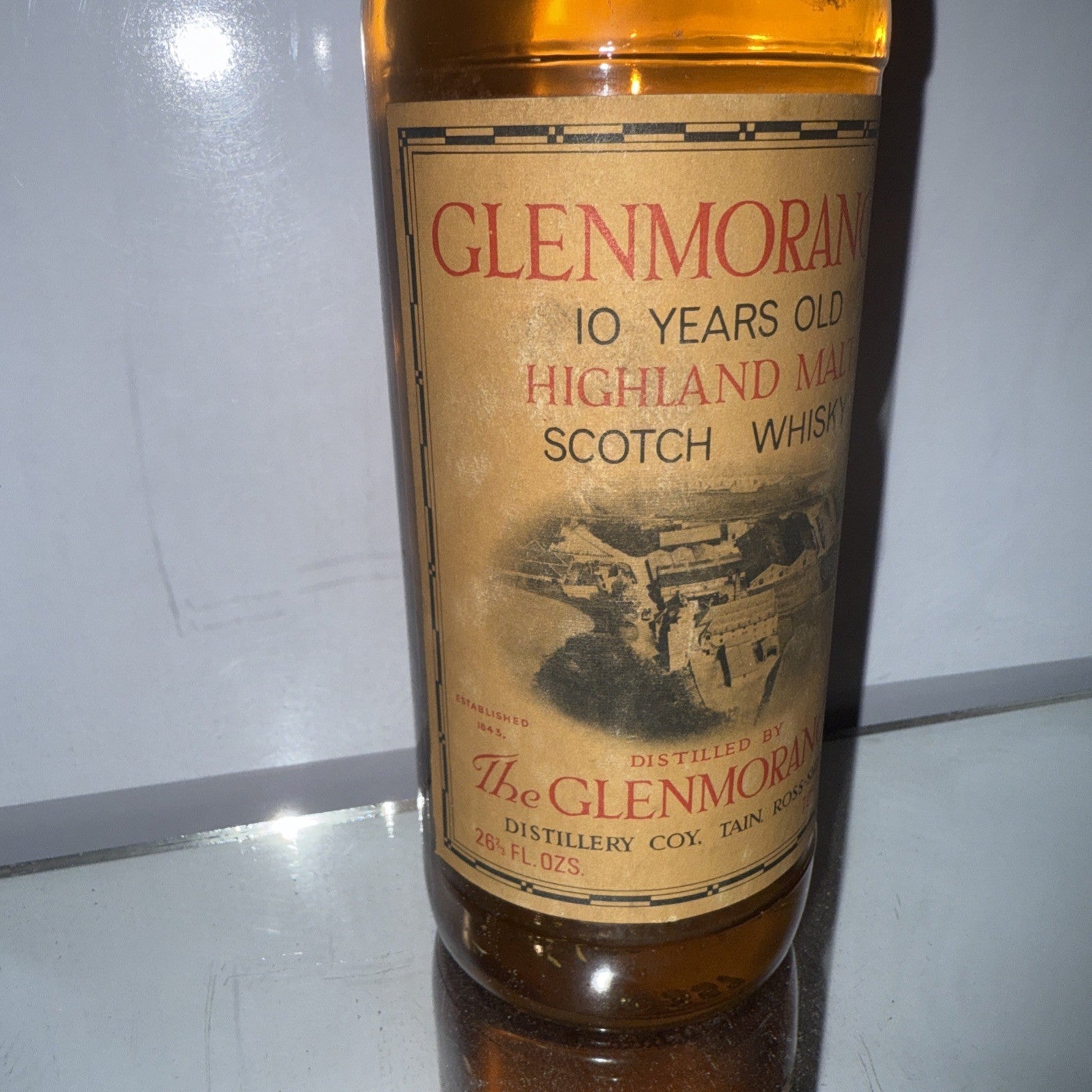 Glenmorangie 10 Years Old Highland Single Malt Scotch Whisky 26 2/3 Floz 70proof