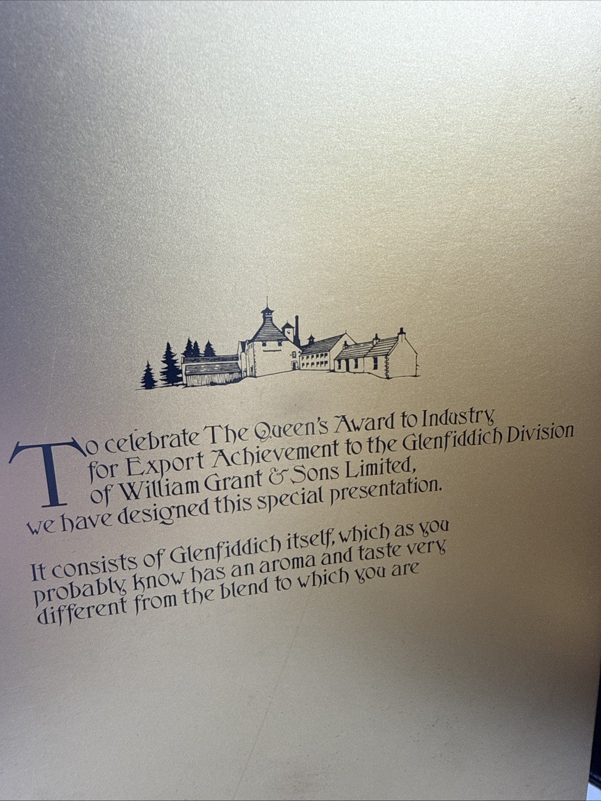 Glenfiddich 1974 “A Guide to Drink” Set – 8 Year Malt & Book Complete With Bottl