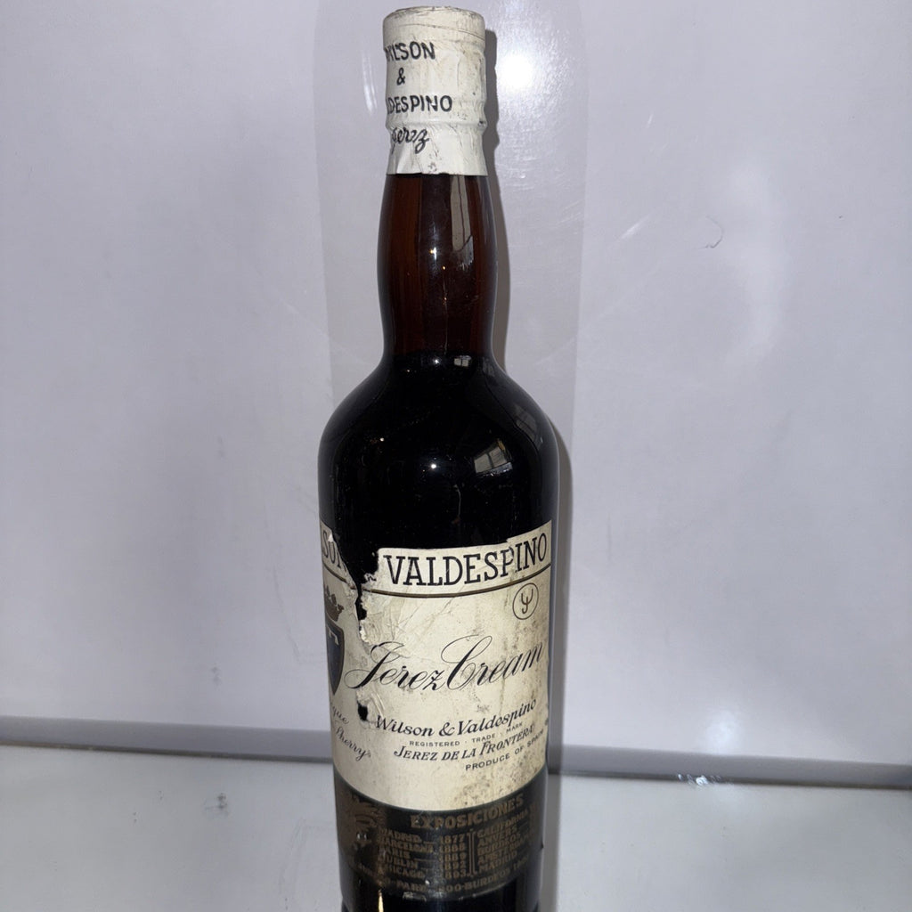 Exceptionally Old Wilson & Valdespino Jerez Cream Sherry Dated To Pre 1915