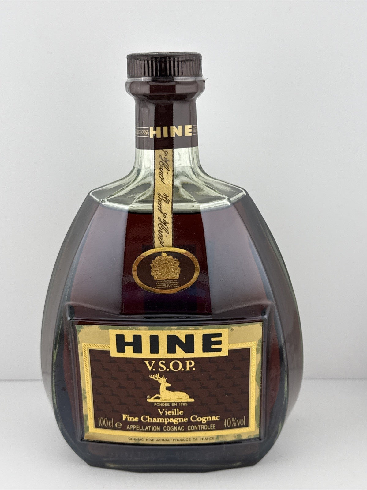 Hine V.S.O.P. Vieille Fine Champagne Cognac – 1 Litre Late 1970s Bottle