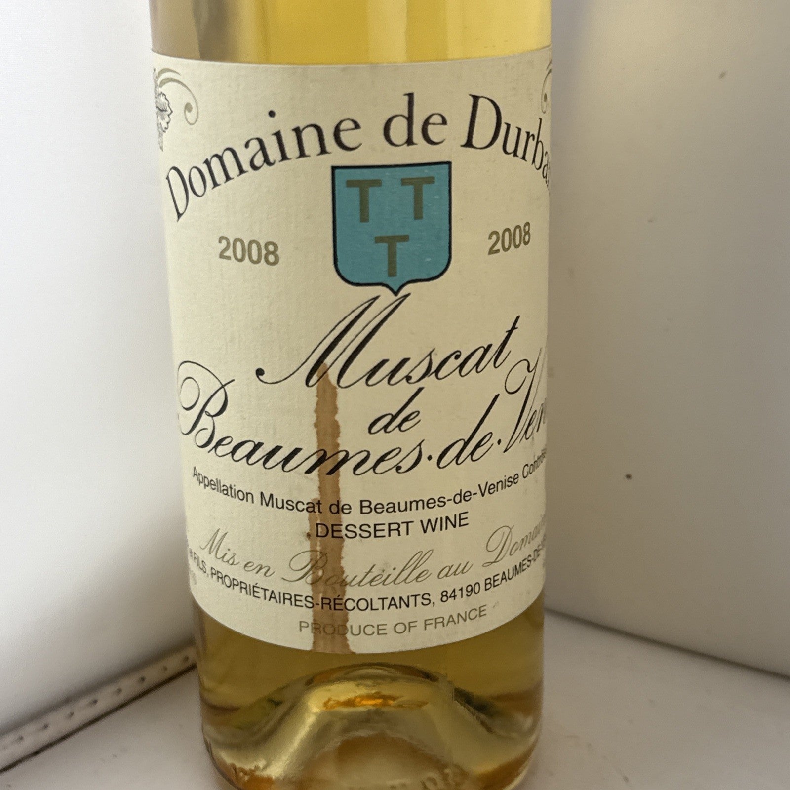 Domaine de Durban Muscat de Beaumes-de-Venise 2008 375ml Dessert Wine