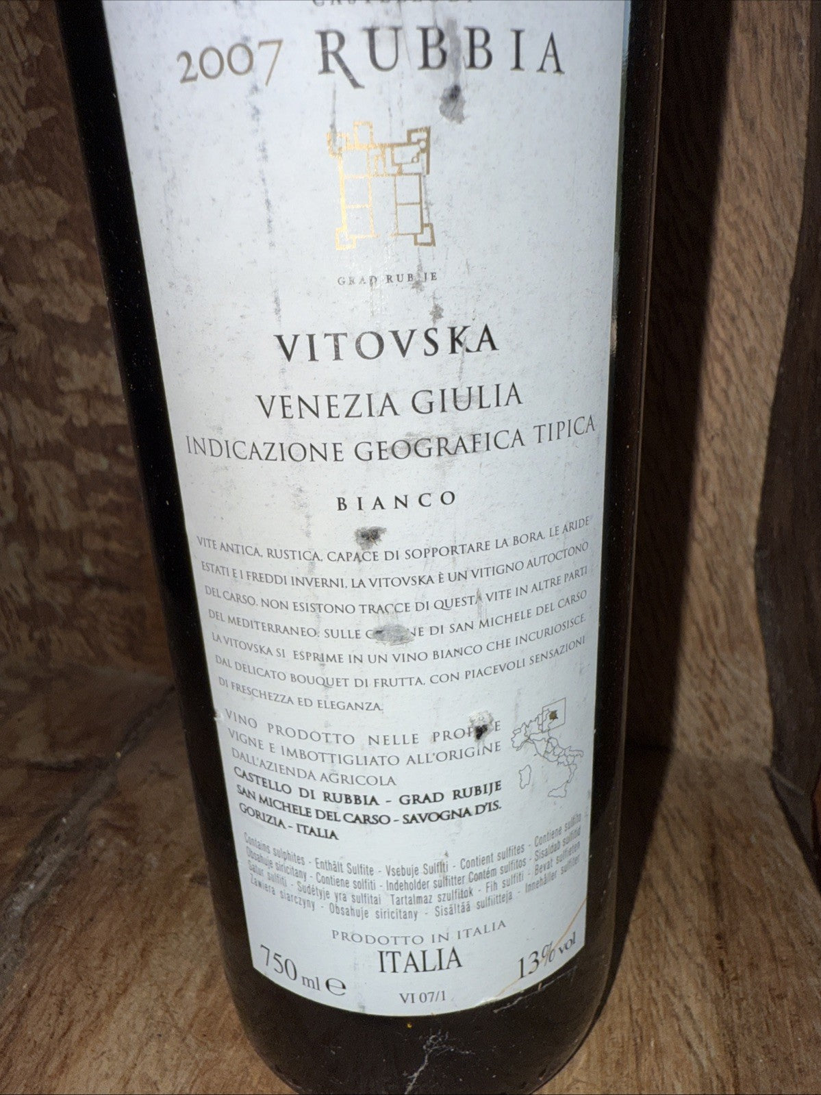 Vitovska Rubbia Venezia Guilia