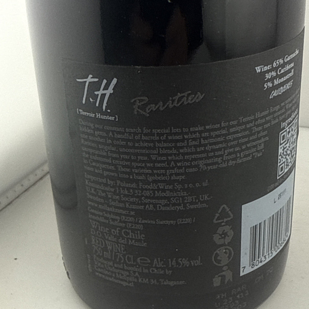 Undurraga TH Rarities 2022 Cauquenes Chile Red Wine 75cl Limited Release