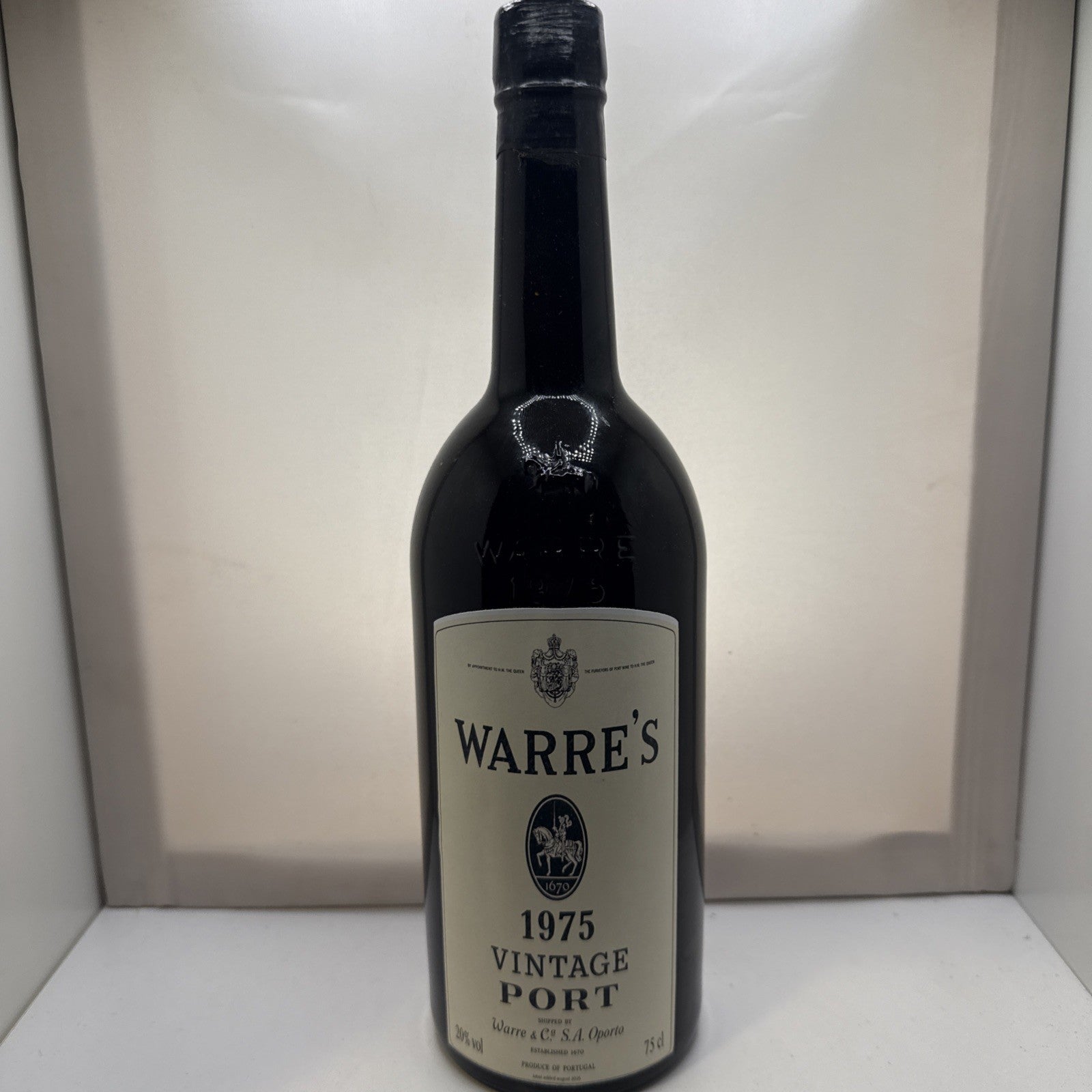 Warre's 1975 Vintage Port 75cl 20% Replacement Label