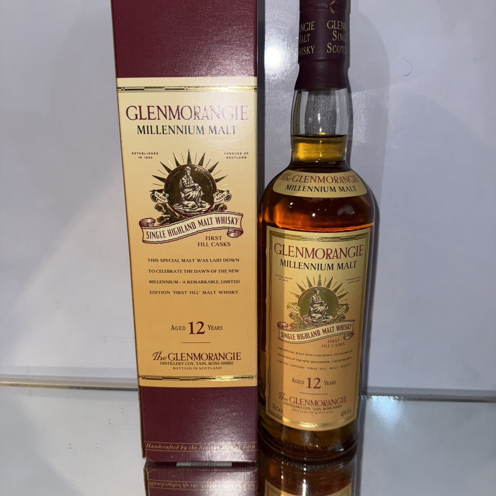 Glenmorangie 70cl Bottle of 12 year old 2000 Millennium single  malt