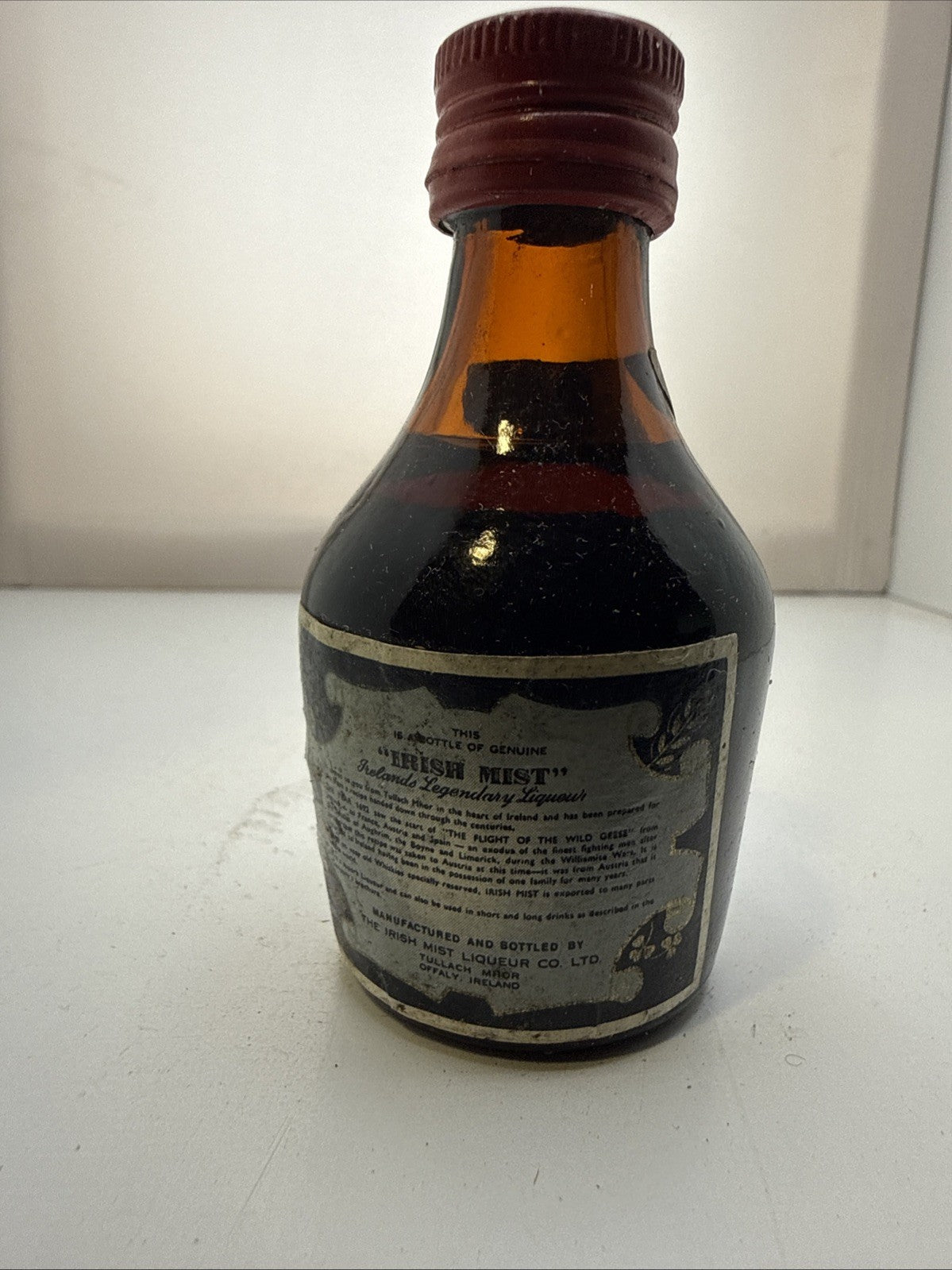 Irish Mist — Vintage Miniature Old Version