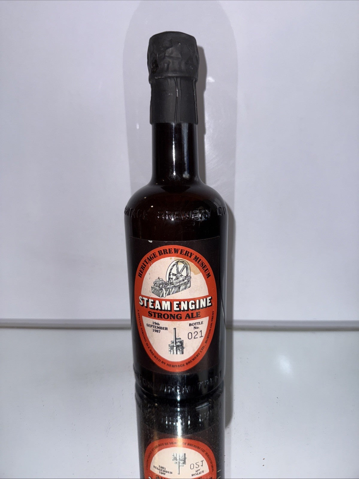 "Heritage Brewery Museum Steam Engine Strong Ale" from September 1987