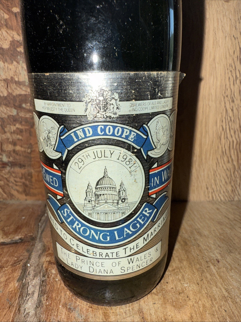 Ind Coope Strong Lager Charles And Diana Wedding 1981