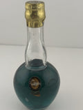 Vintage Marie Brizard Crème de Menthe Miniature Bottle 1960s French Liqueur