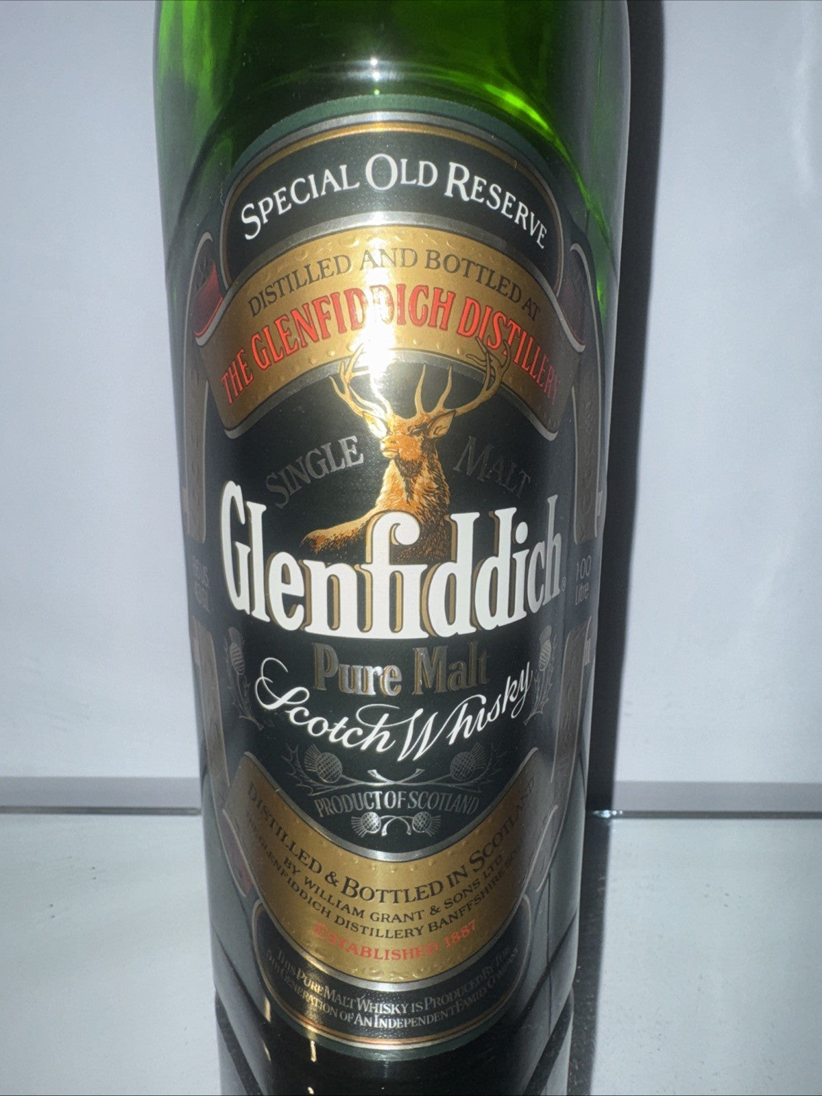 1975-85 Bottle Glenfiddich Special Old Reserve Single Malt Whisky 1L
