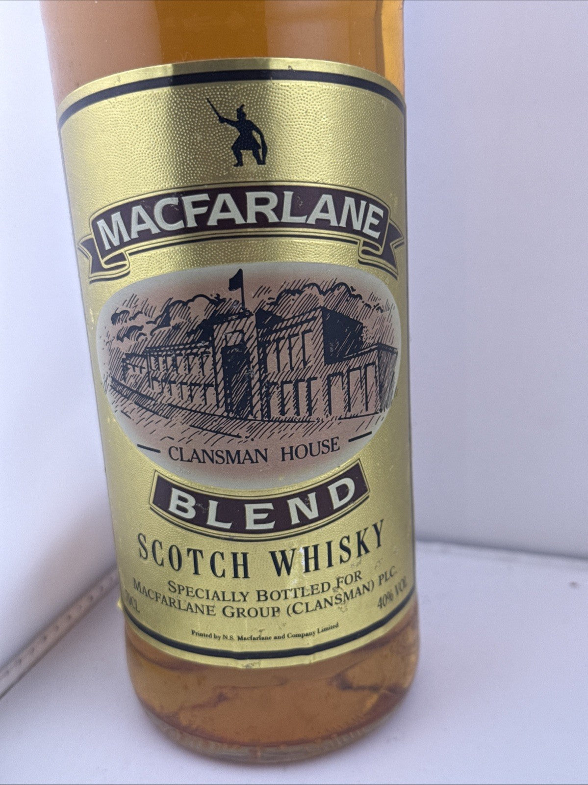 Vintage Macfarlane Blend Scotch Whisky 70cl 40% Clansman House