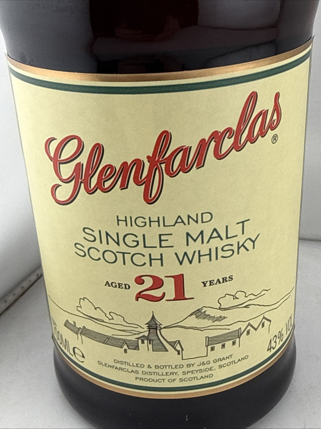 Glenfarclas 21 Year Old Highland Single Malt Scotch Whisky 70cl 43% With Tube