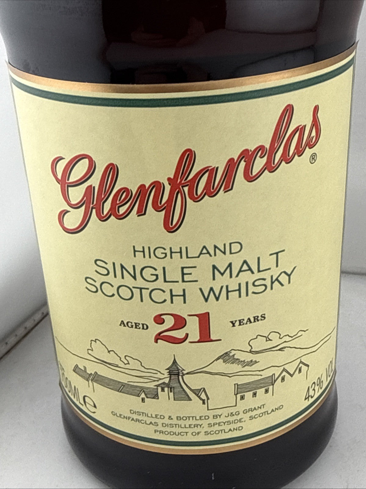 Glenfarclas 21 Year Old Highland Single Malt Scotch Whisky 70cl 43% With Tube