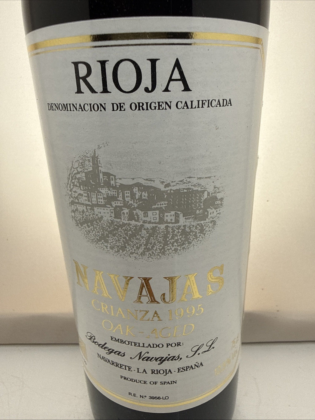 Navajas Crianza 1995 — Rioja DOCa — Oak-Aged — Tempranillo — Fully Mature —