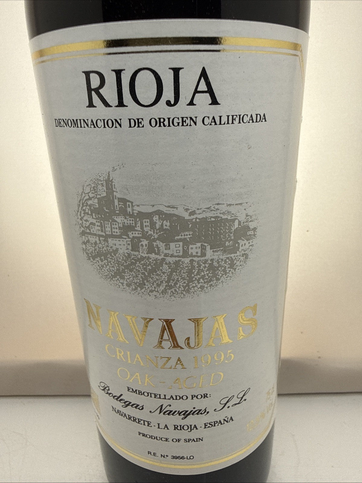 Navajas Crianza 1995 — Rioja DOCa — Oak-Aged — Tempranillo — Fully Mature —