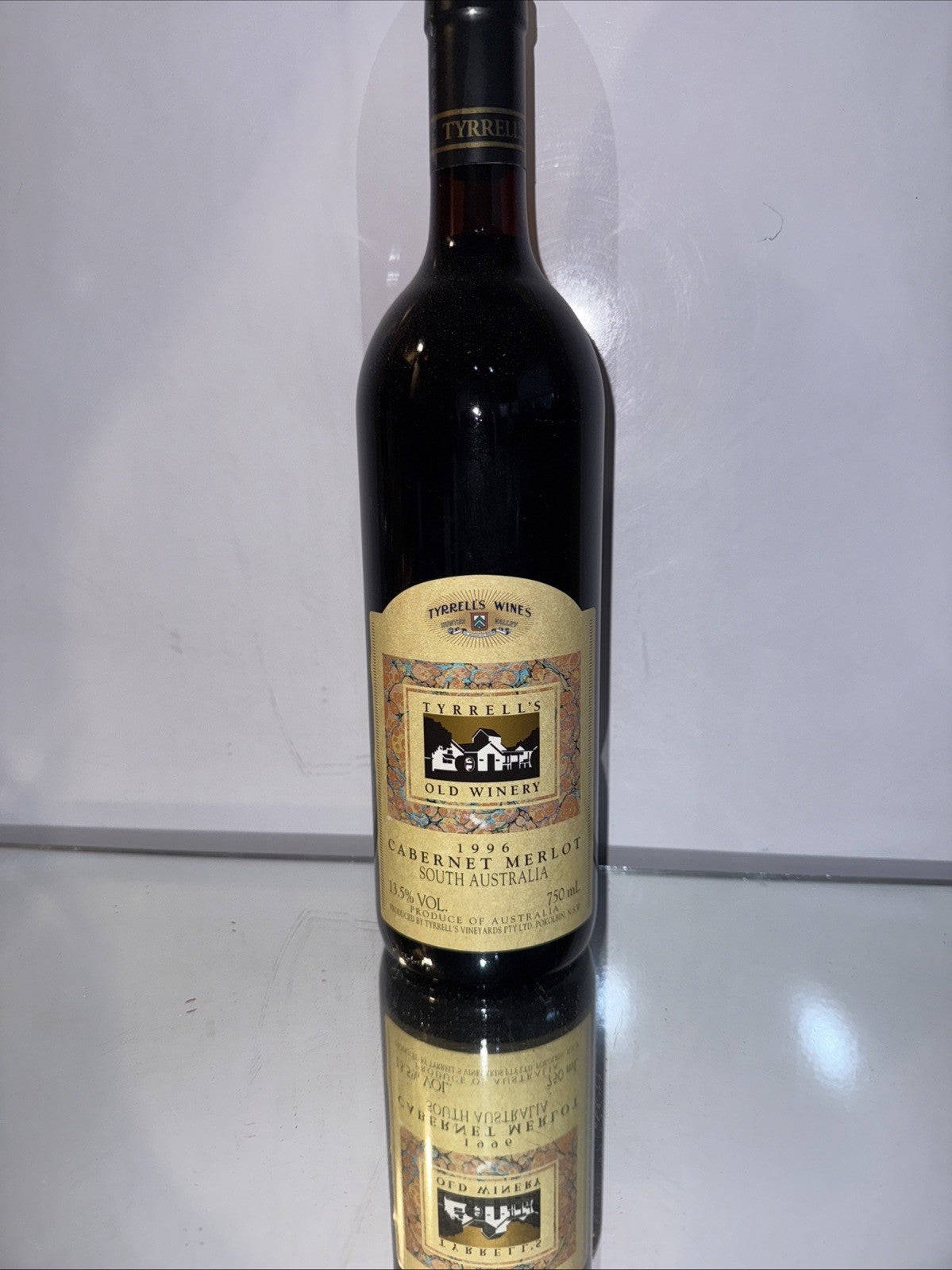 Tyrrell’s Wines “Old Winery” Cabernet Merlot 1996