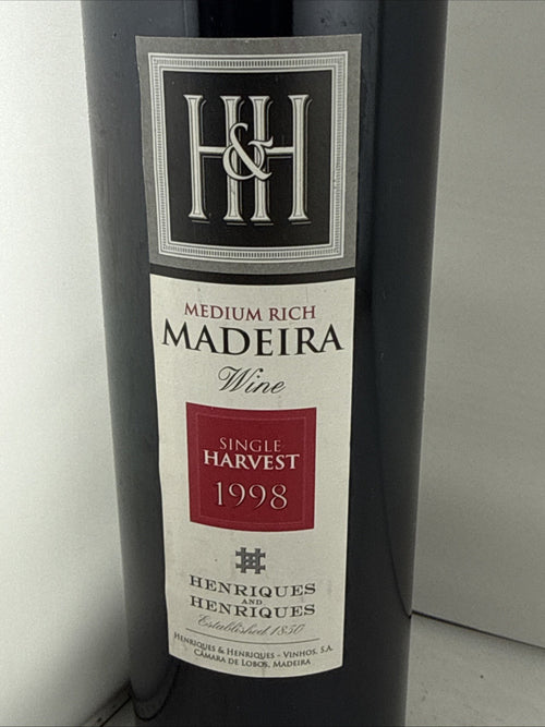 Henriques & Henriques Single Harvest Madeira 1998 (50cl)