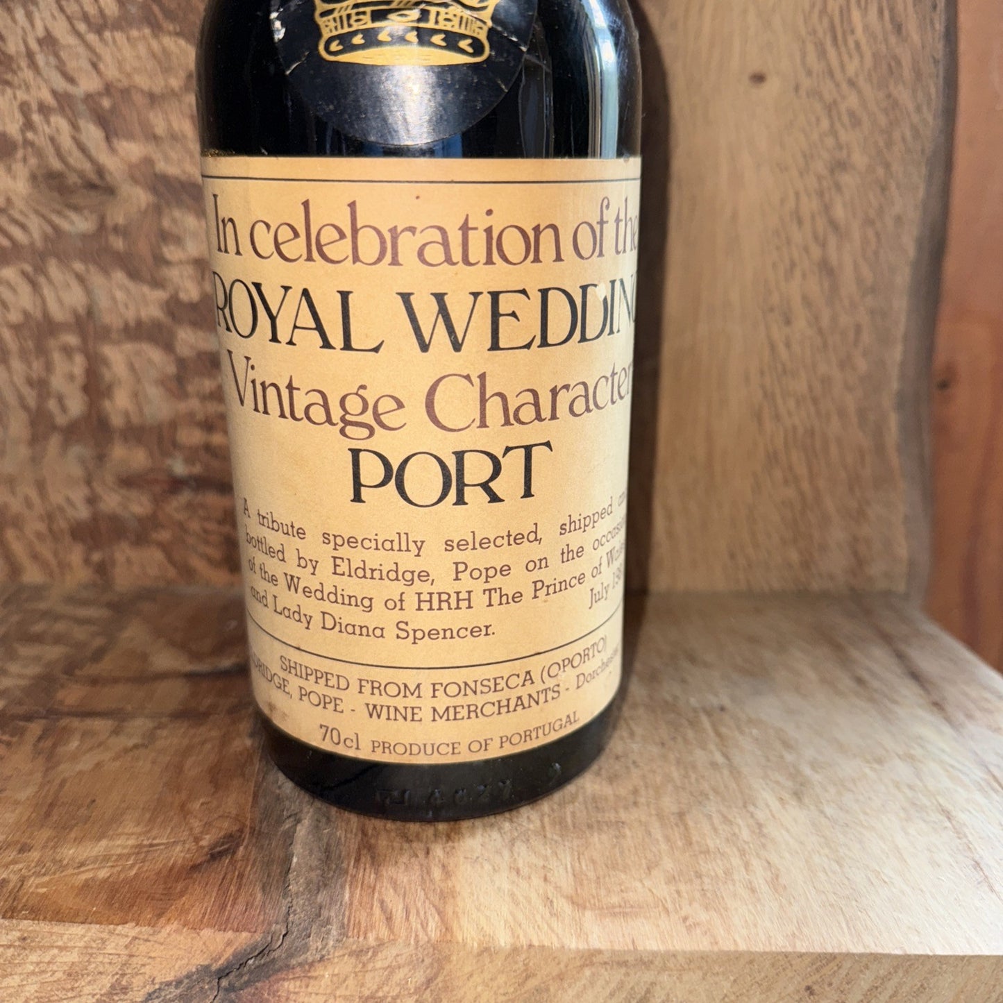 Fonseca Royal Wedding 1981 Vintage Character Port