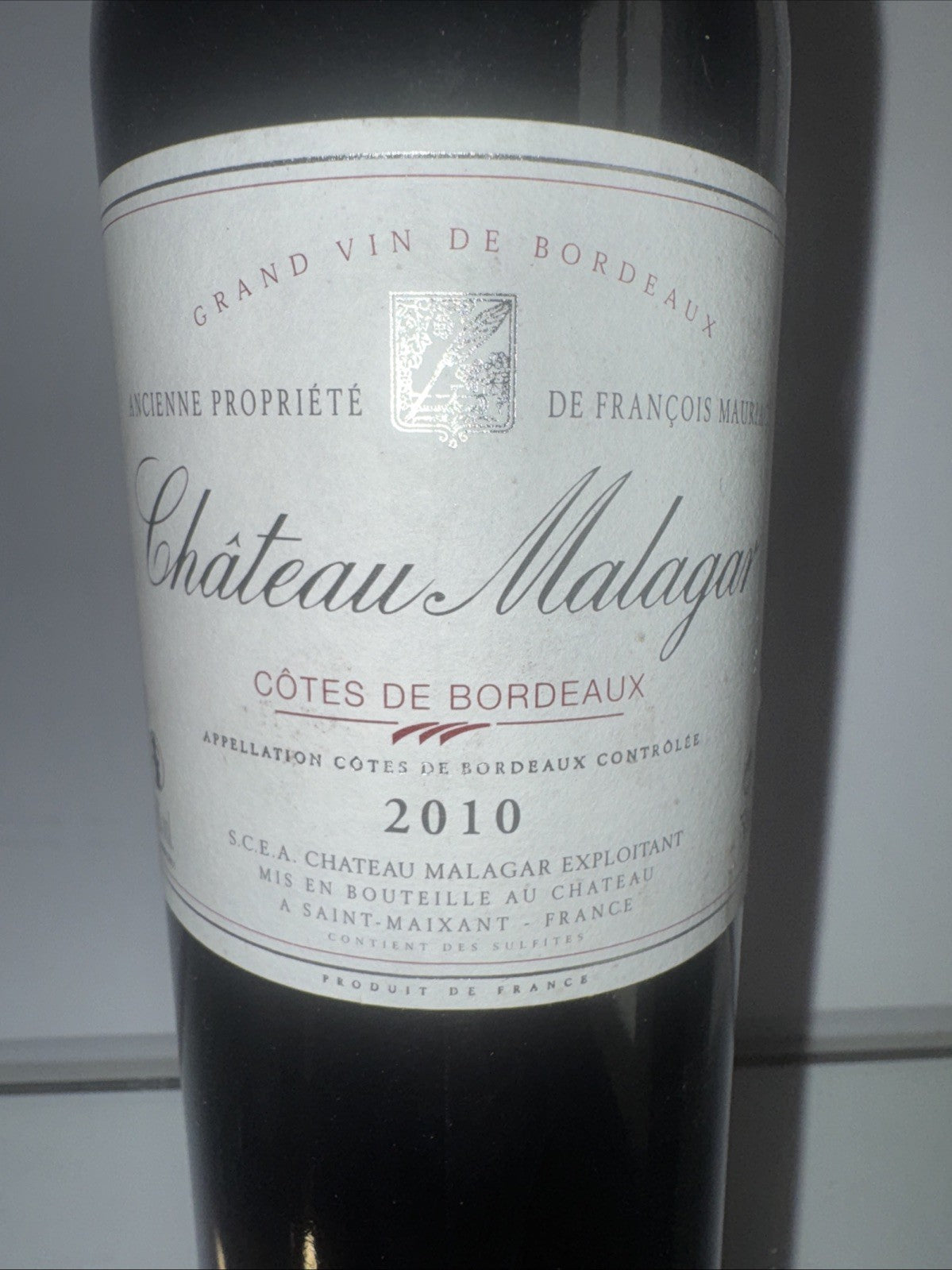 Chateau Malagar, Cotes De Bordeaux, 2010 French Red Wine