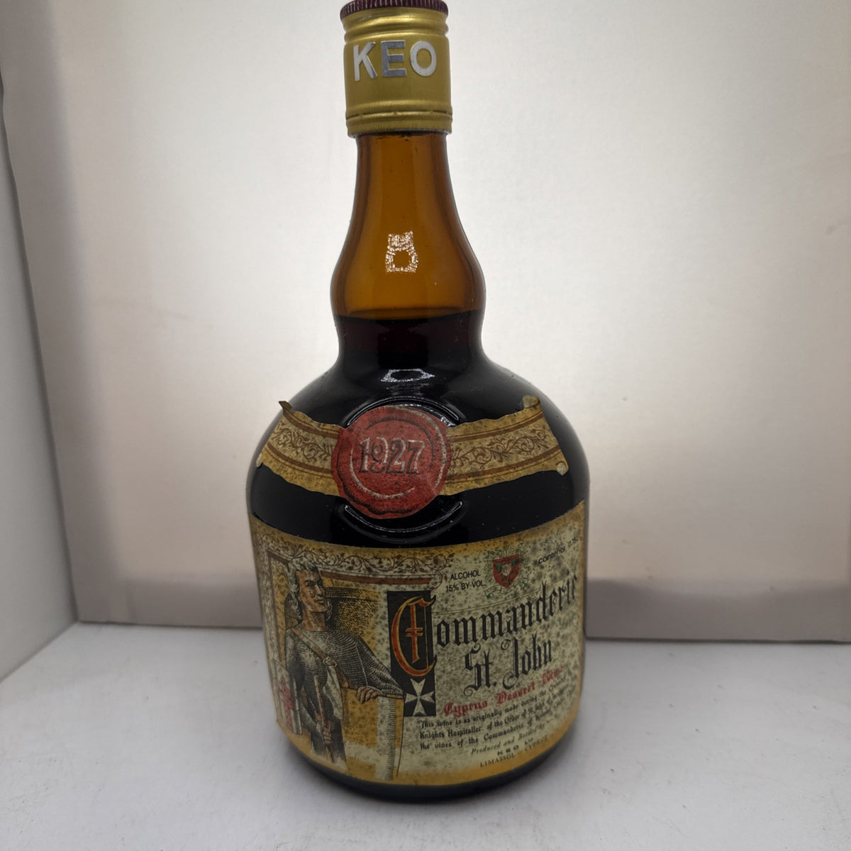 Commanderie St John — Cyprus Dessert Wine — 75cl — Limassol —