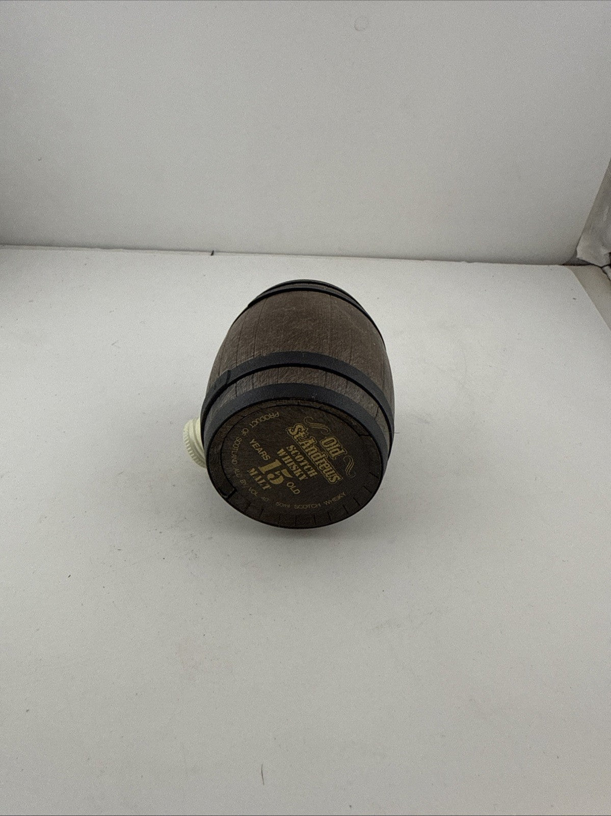 Vintage Old St Andrews 15 Year Old Malt Scotch Whisky Barrel Miniature 50ml