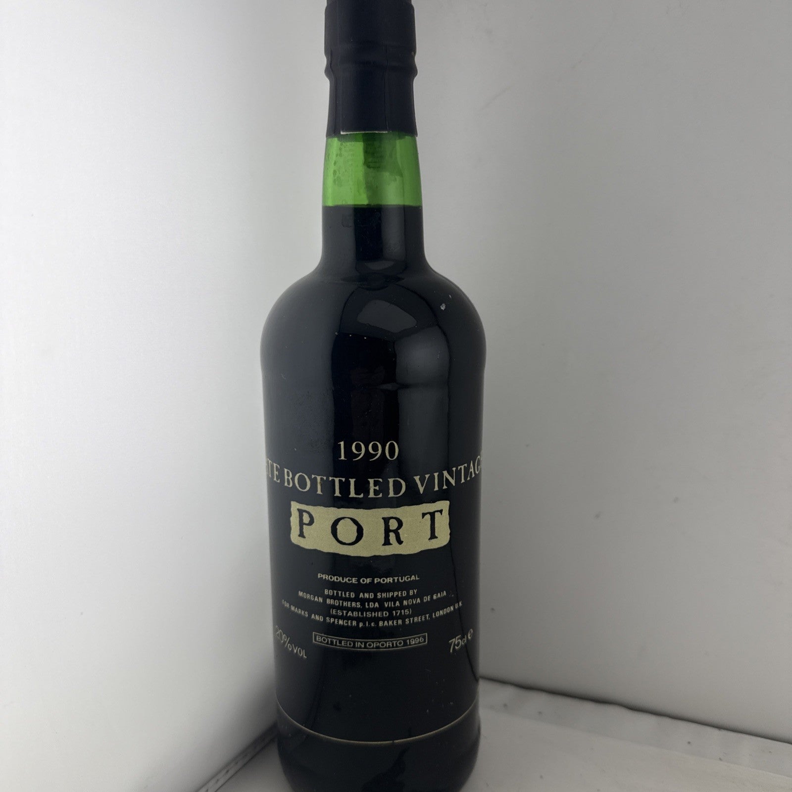 1990 Morgan Brothers Late Bottled Vintage Port M&S 75cl – Bottled 1996