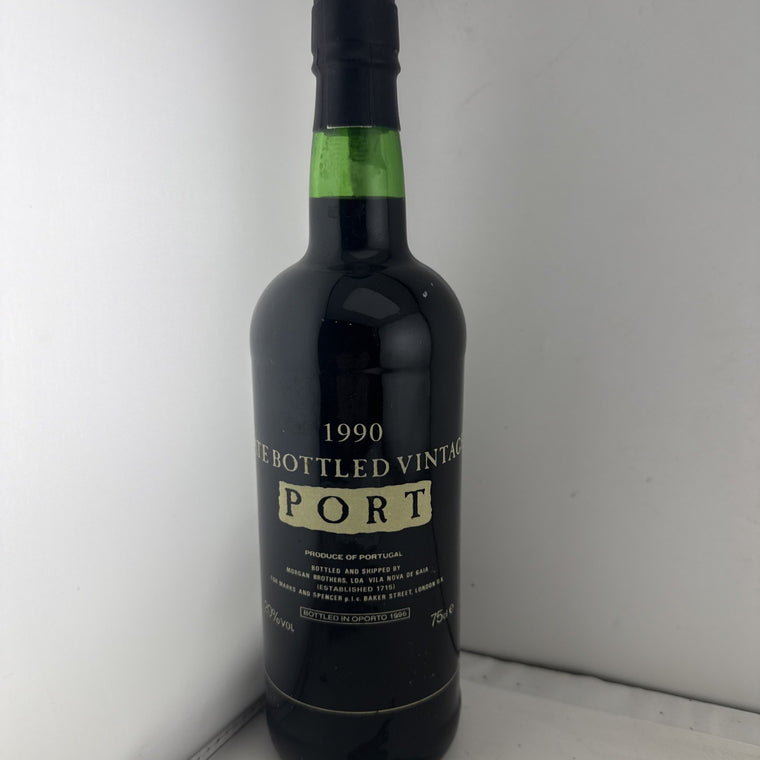 1990 Morgan Brothers Late Bottled Vintage Port M&S 75cl – Bottled 1996