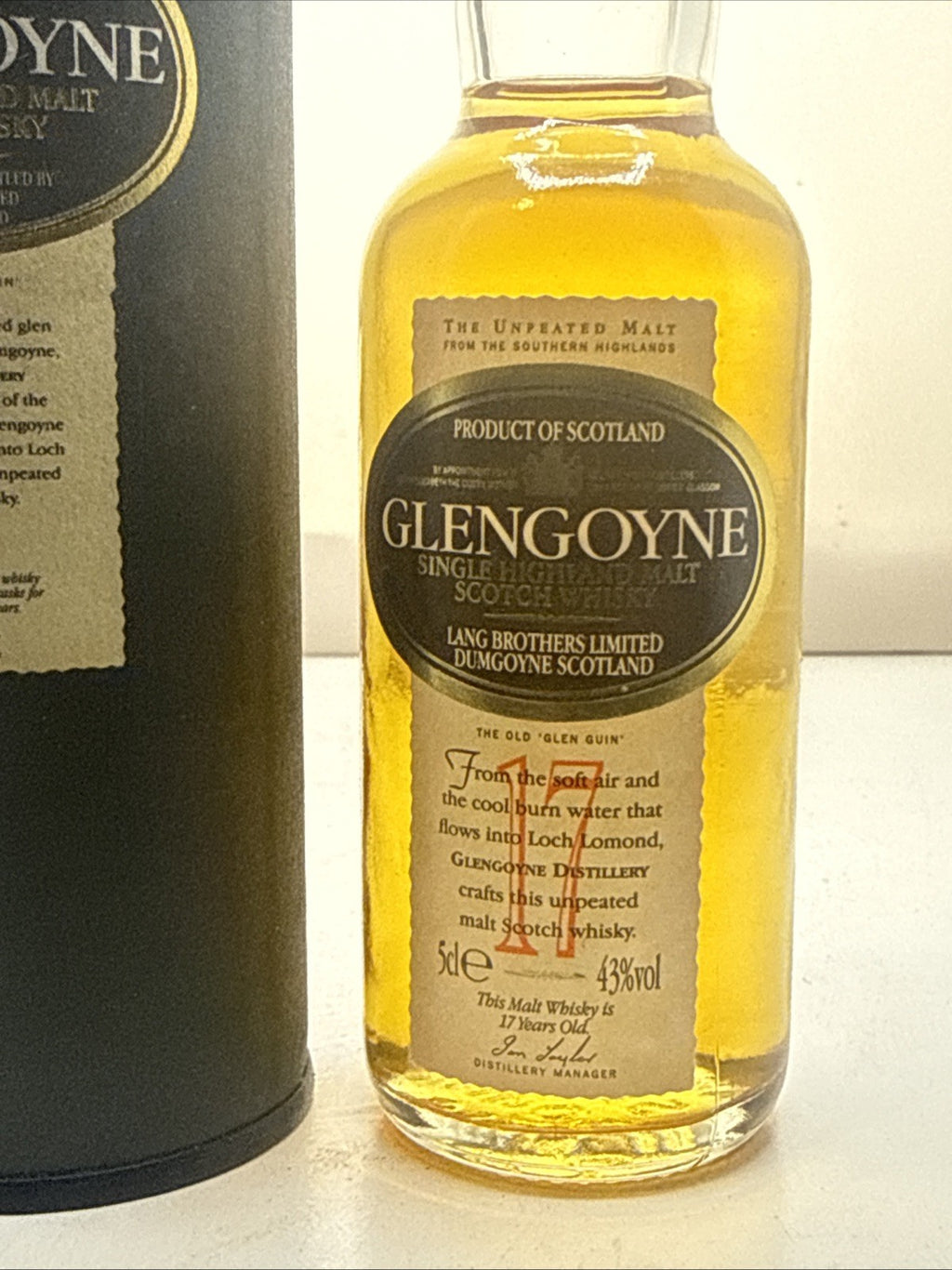 Glengoyne 17yo — 5cl Miniature Boxed