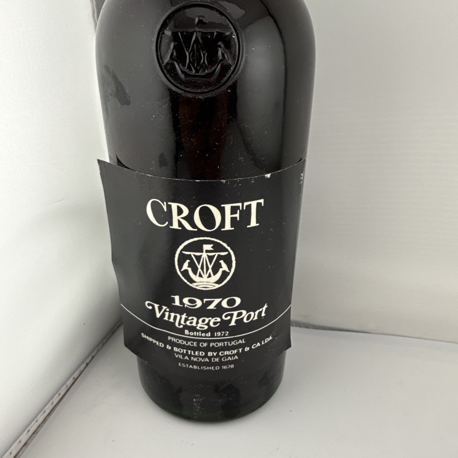 Croft 1970 Vintage Port 75cl Bottled 1972 Portuguese Vintage Port