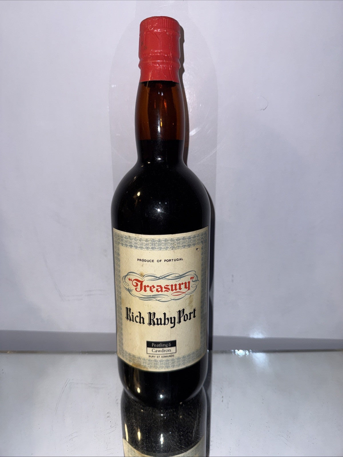 Treasury” Rich Ruby Port Dated 1970s Pearling And Cawdron