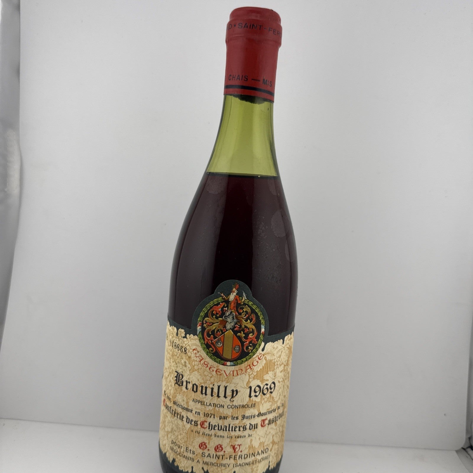 Brouilly 1969 – Chevaliers du Tastevin Selection, Saint-Ferdinand