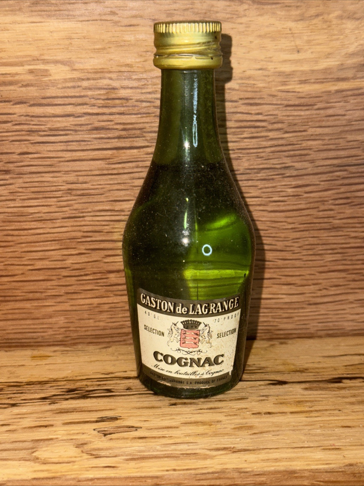 1970s Gaston De Lagrange Cognac Miniature Vintage