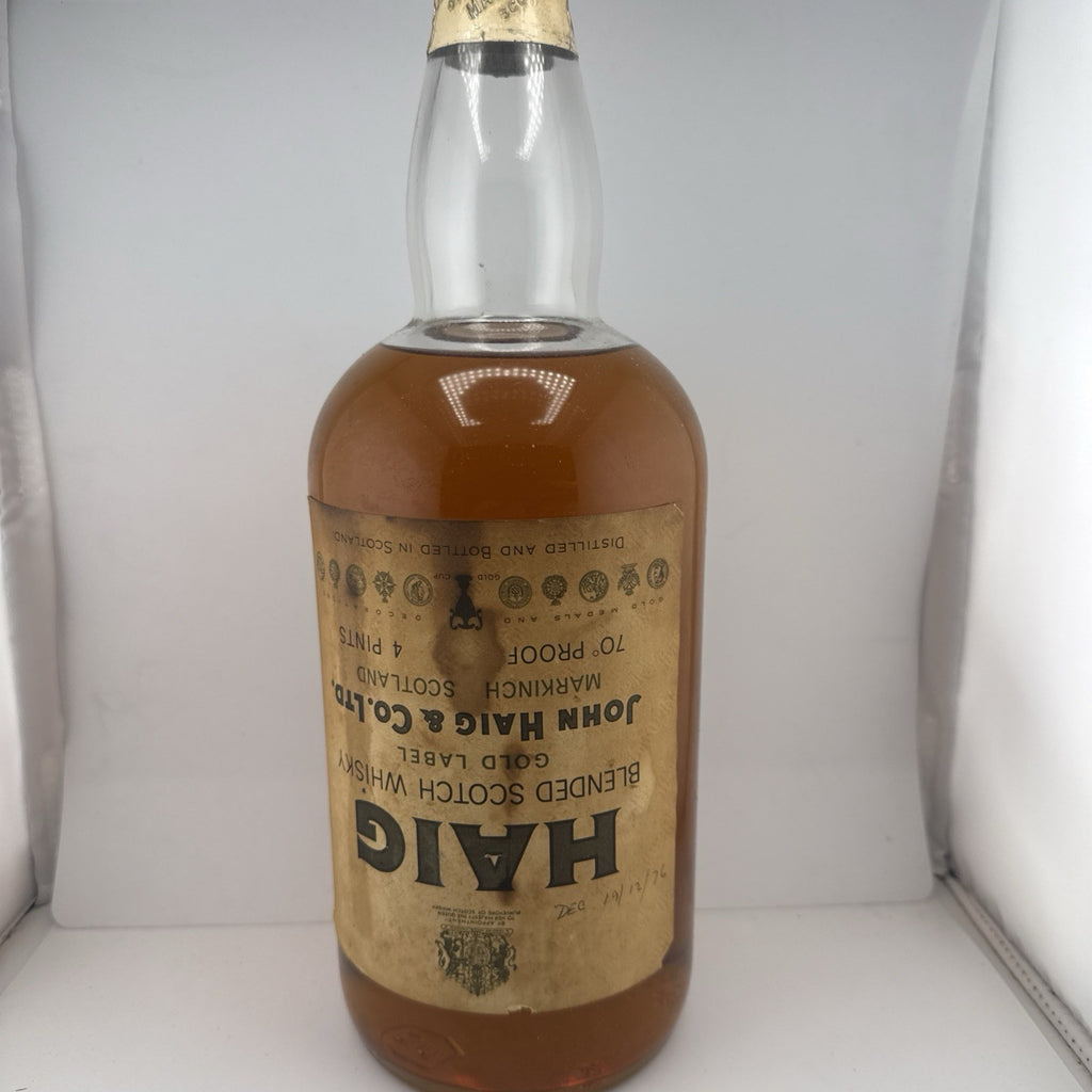 Haig Gold Label Blended Scotch Whisky 4 Pint 70 Proof c.1935–45